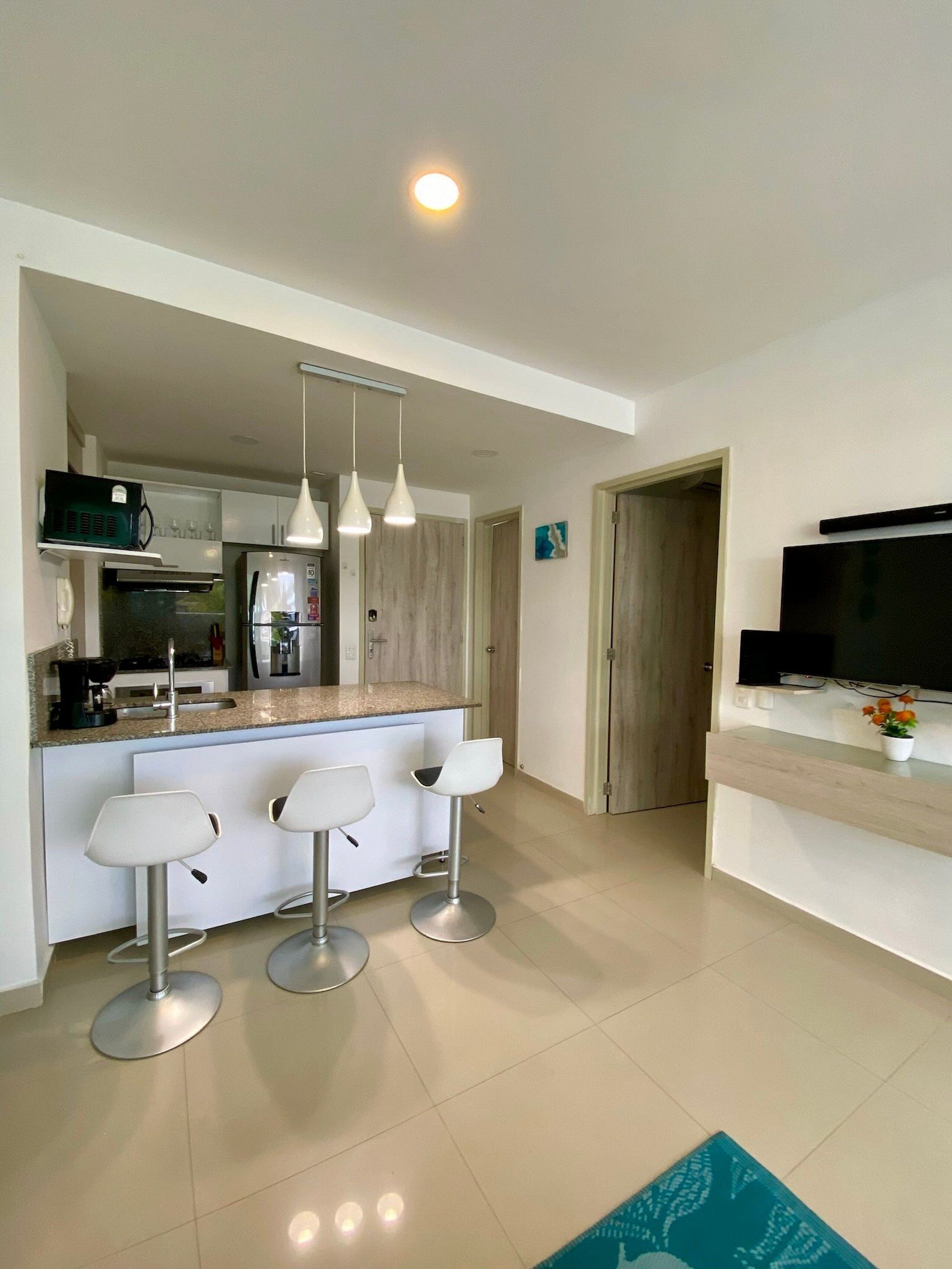 Apartemen, 2 kamar tidur | Dapur pribadi | Peralatan masak/sendok-piring dan meja makan