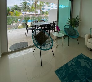 Apartamento, 2 habitaciones | Zona de estar