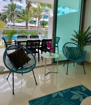 Basic Apartment | Outdoor dining - U-GO Edificio Morros Epic (Cartagena)