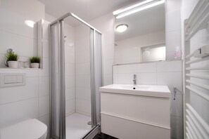 Shower, hair dryer