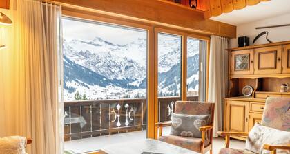 Stunning Mountain Views the Heart of Adelboden w/ Luxurious Steam Shower