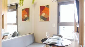 1 bedroom, blackout drapes, iron/ironing board, free WiFi