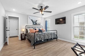 3 habitaciones, cuna de viaje, wifi gratis y ropa de cama 