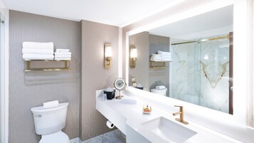 Free toiletries, hair dryer, towels, soap