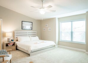 6 bedrooms, iron/ironing board, travel cot, WiFi