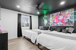4 chambres, fer et planche à repasser, Wi-Fi gratuit, draps fournis