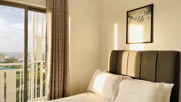 1 bedroom, iron/ironing board, bed sheets, wheelchair access