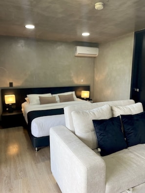 1 habitación y ropa de cama hipoalergénica