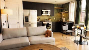 Appartamento Superior, 2 camere da letto, cucina | Area soggiorno | TV