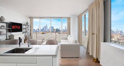 Ultra Luxury Apt - Panoramic NYC View - Minutes to City