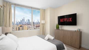 1 makuuhuone, työpöytä, silitysrauta/-lauta, ilmainen Wi-Fi