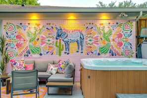 Bain à remous extérieur