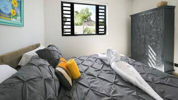 2 chambres, fer et planche Ă repasser, Wi-Fi, draps fournis