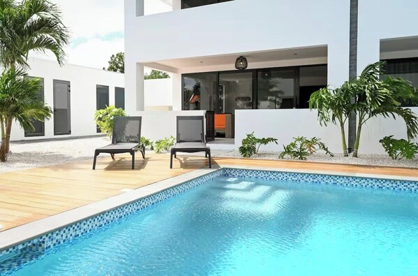 Pool - Rejuvenate@ peaceful 2-bedroom 2 bath condo poolside in Jan Thiel with WiFi, AC (Jan Thiel)