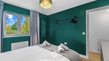 5 soverom, strykejern/-brett, reiseseng for barn og wi-fi