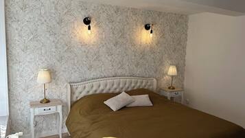 2 chambres, fer et planche Ă repasser, Wi-Fi, draps fournis