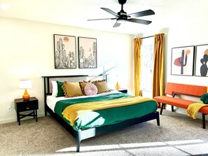 4 bedrooms, iron/ironing board, free WiFi, bed sheets