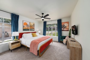 4 habitaciones, tabla de planchar con plancha y wifi gratis 