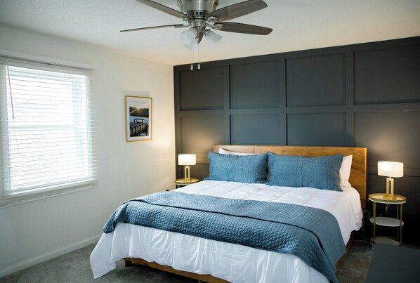 3 chambres, fer et planche à repasser, Wi-Fi, literie fournie