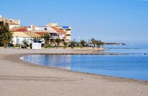 Sun-loungers, beach towels