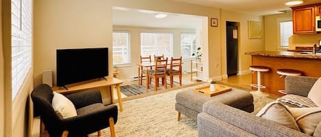 Smart TV, books, video library