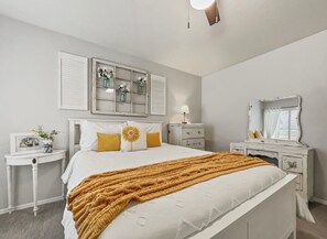 2 chambres, accès au Wi-Fi (inclus), literie fournie