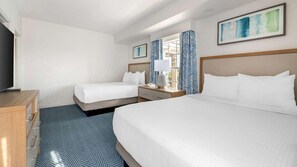 2 makuuhuonetta, silitysrauta/-lauta, ilmainen Wi-Fi, vuodevaatteet