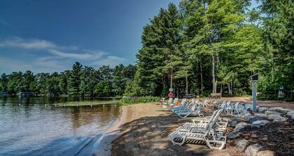 Lake Forest Resort – Relax on a Pristine Sandy Beach in the Northwoods!
