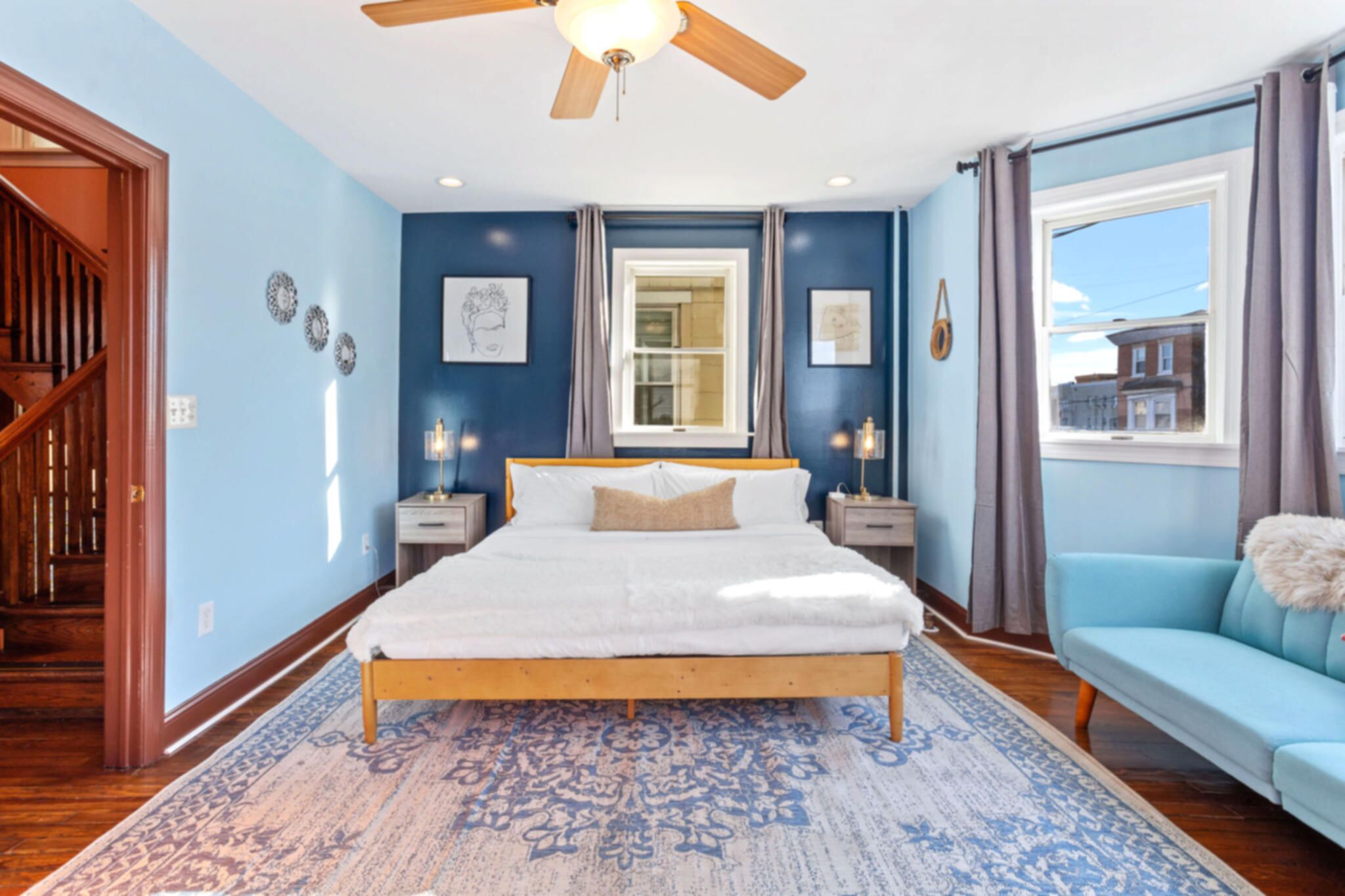 8 soveværelser, strygejern/strygebræt, Wi-Fi, sengetøj