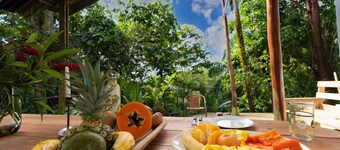 Private cabin with stunning views & home-cooked meals