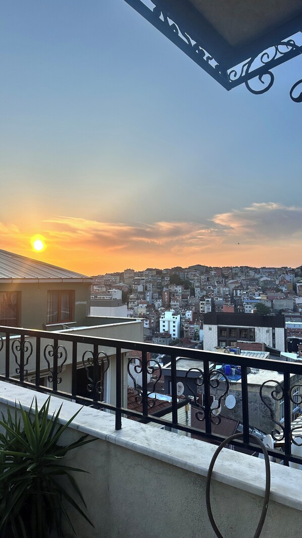 Honeymoon Condo, City View | Terrace/patio