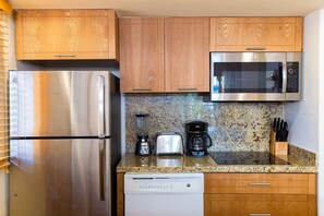 Microwave, stovetop, dishwasher