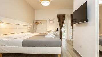 1 chambre, fer et planche Ă repasser, Wi-Fi, draps fournis