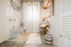 Shower, hair dryer, bidet