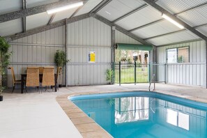 Piscine couverte, piscine chauffée