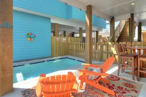 A heated pool - B3 Beach House | Private Pool (Port Aransas)