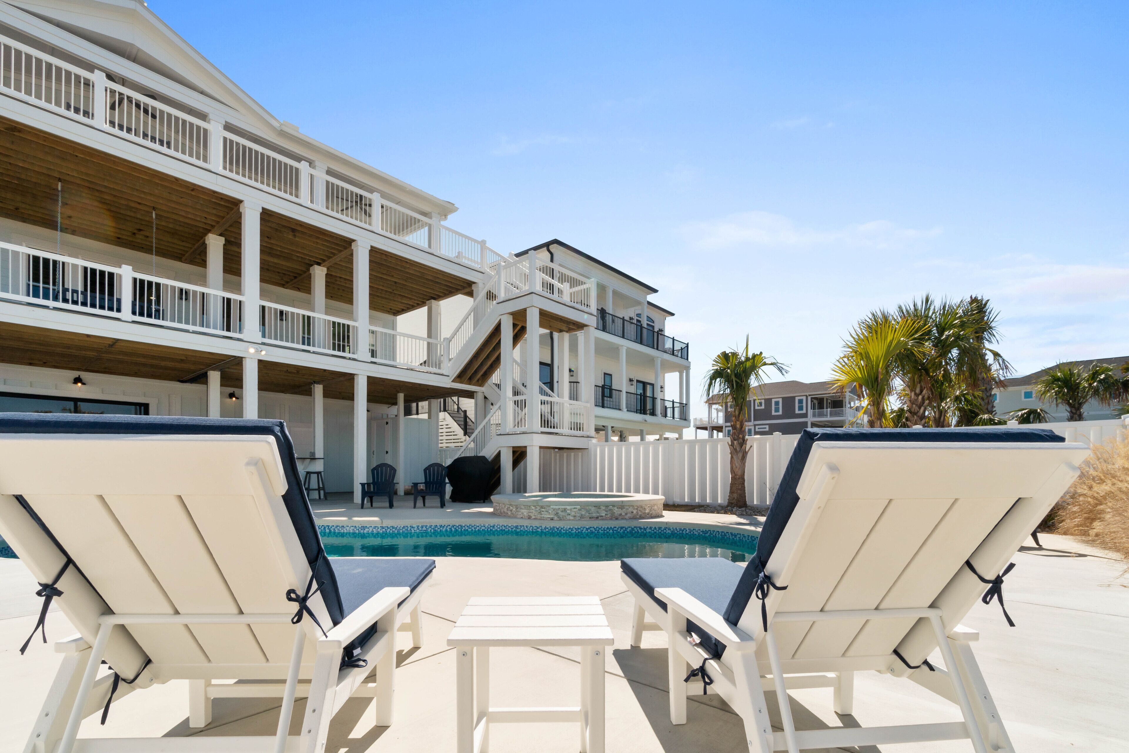 Et oppvarmet basseng