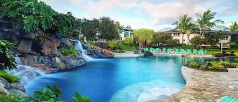 Udendørs pool, opvarmet pool