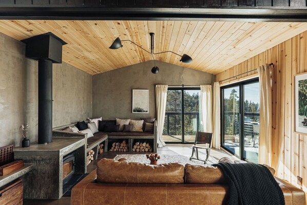 TV, fireplace, books - Slopes/ Views/ Hot Tub /Privacy / Style (Big Bear Lake)