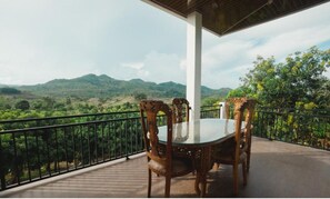Suite Présidentielle, vue montagne | Terrasse/Patio