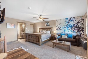 1 chambre, fer et planche Ă repasser, Wi-Fi gratuit, draps fournis