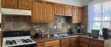 Microwave, oven, stovetop