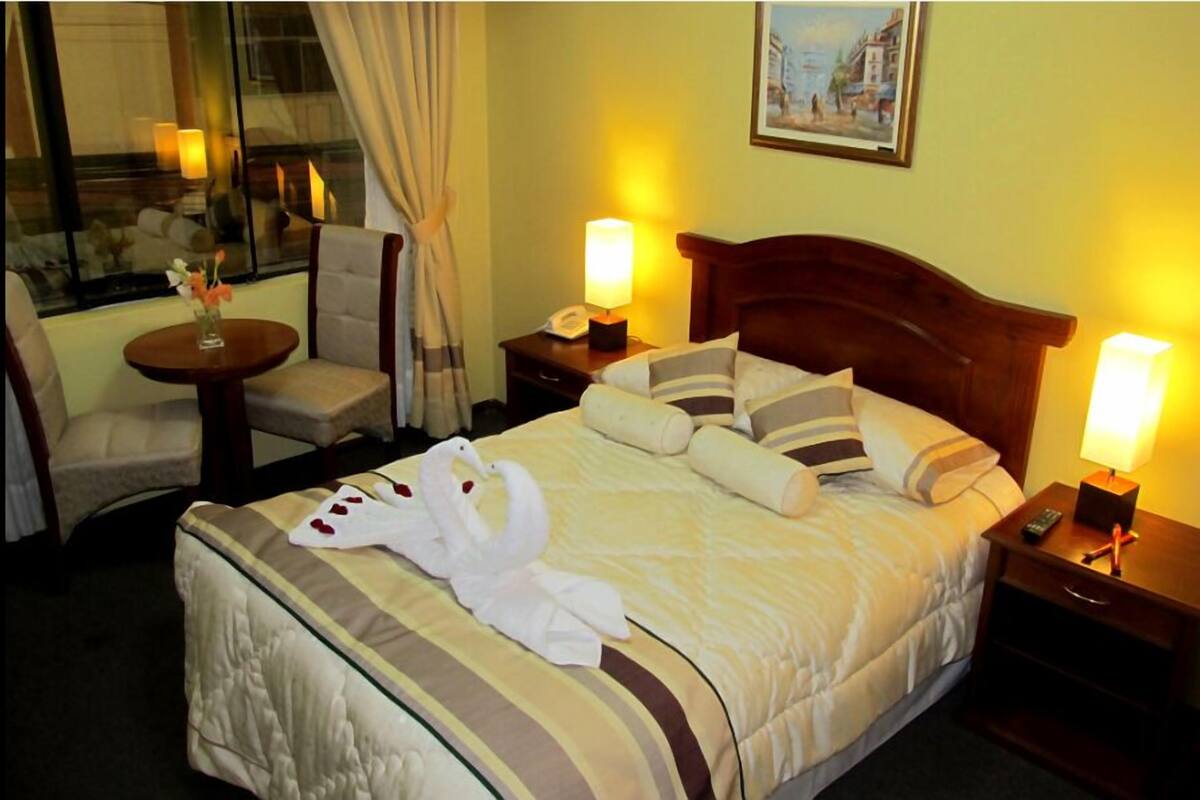 Classic Double Room, 1 Queen Bed, Garden View | Down comforters, desk, laptop workspace, WiFi (free)