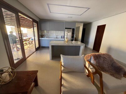 House with Pool in Guaratiba Beach for 15 people