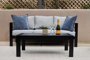 Terrace/patio - Pool, Hot Tub, Bar, GameRoom & Gym-Wine Country Oasis near Paso, Fair, WaterPark (Templeton)