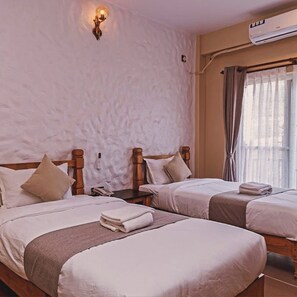 Comfort Double or Twin Room, Balcony, City View | In-room safe, desk, laptop workspace, soundproofing - Cozy Home (Pokhara)