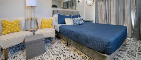 Iron/ironing board, travel cot, free WiFi, bed sheets