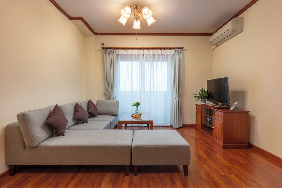 Deluxe Apartment, 1 Bedroom, Balcony, City View | Living area | Toys