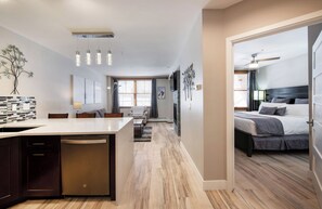 Leilighet, 1 soverom | Strykejern/-brett og wi-fi (inkludert)