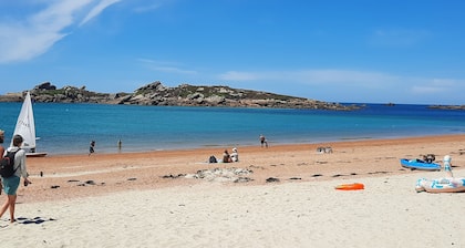 "Les pieds dans l'eau": panoramic sea views and direct beach access!